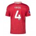 Liverpool Virgil van Dijk #4 Domácí Dres 2024-25 Krátkým Rukávem
